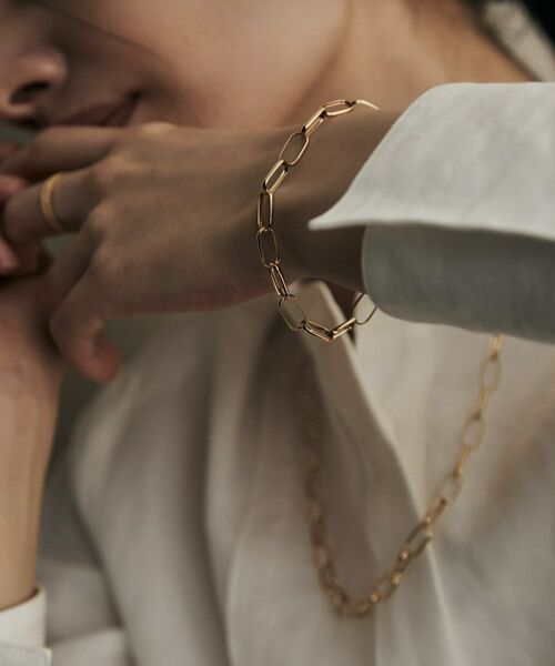 COCOSHNIK / ココシュニック ブレスレット・バングル | K18中空MVトラック ブレスレット | 詳細8