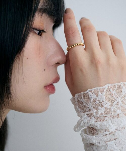 COCOSHNIK / ココシュニック リング | シルバー ボールラインリング GP | 詳細6