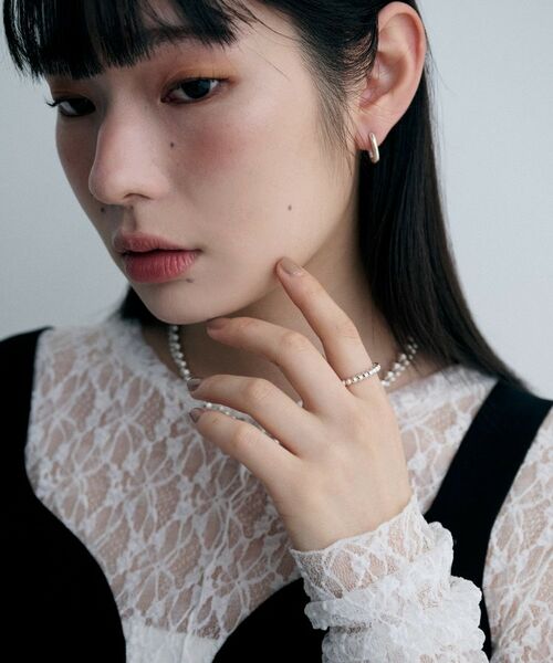 COCOSHNIK / ココシュニック リング | シルバー ボールラインリング | 詳細5