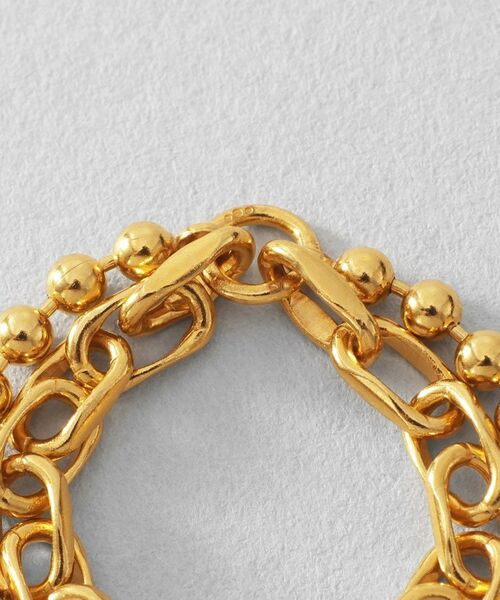 COCOSHNIK / ココシュニック リング | シルバー ダブルチェーンリング ケーブル・ボールチェーン GP | 詳細4