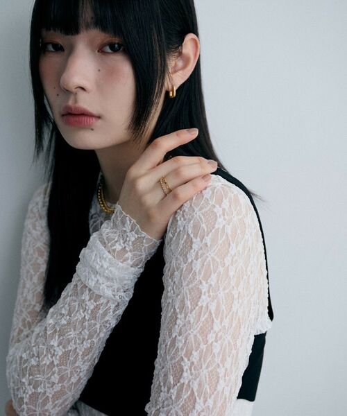 COCOSHNIK / ココシュニック リング | シルバー ダブルチェーンリング ケーブル・ボールチェーン GP | 詳細6