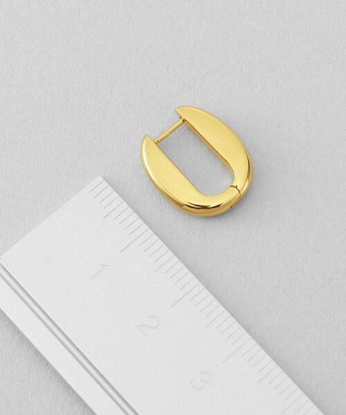 COCOSHNIK / ココシュニック ピアス・イヤリング | シルバー ハギーフープ トラックピアス GP | 詳細5