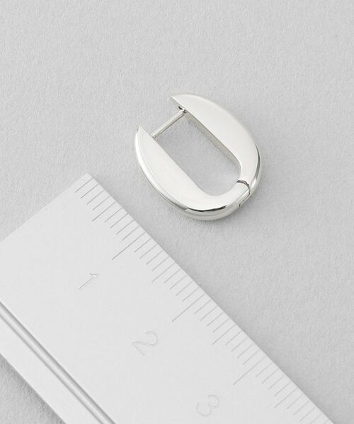 COCOSHNIK / ココシュニック ピアス・イヤリング | シルバー ハギーフープ トラックピアス | 詳細5
