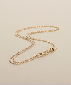 COCOSHNIK / ココシュニック ネックレス・ペンダント・チョーカー | K10ミックスチェーンマンテル ネックレス
