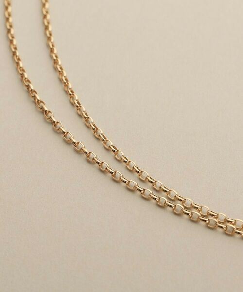 COCOSHNIK / ココシュニック ネックレス・ペンダント・チョーカー | K10ミックスチェーンマンテル ネックレス | 詳細3