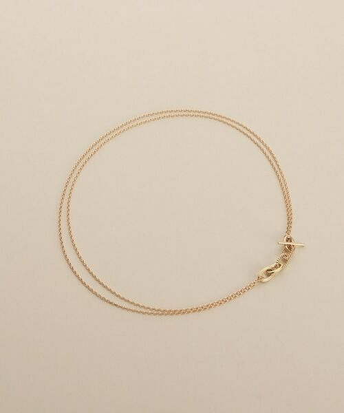 COCOSHNIK / ココシュニック ネックレス・ペンダント・チョーカー | K10ミックスチェーンマンテル ネックレス | 詳細4