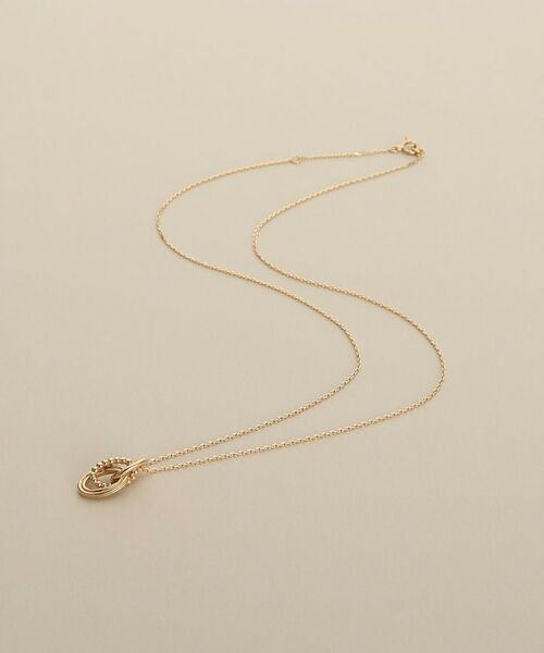 COCOSHNIK / ココシュニック ネックレス・ペンダント・チョーカー | K10ミックスチェーン ネックレス（イエローゴールド(100)）