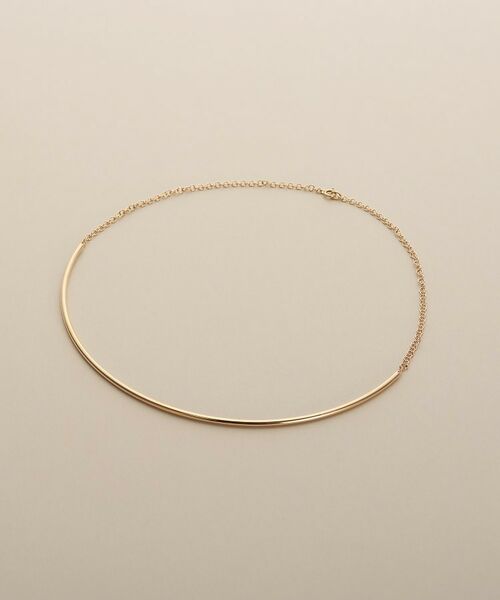 COCOSHNIK / ココシュニック ネックレス・ペンダント・チョーカー | K10中空チューブチョーカー ネックレス | 詳細1