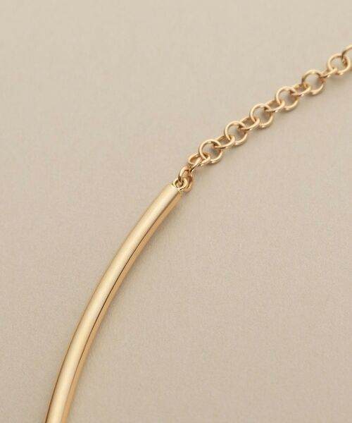 COCOSHNIK / ココシュニック ネックレス・ペンダント・チョーカー | K10中空チューブチョーカー ネックレス | 詳細2