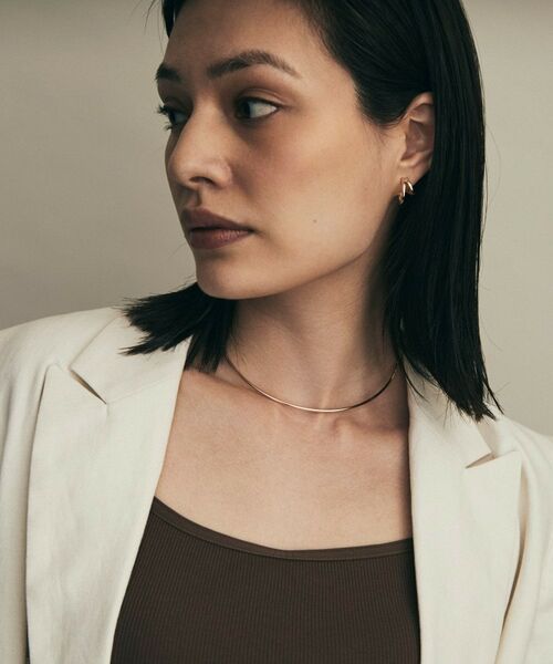 COCOSHNIK / ココシュニック ネックレス・ペンダント・チョーカー | K10中空チューブチョーカー ネックレス | 詳細7