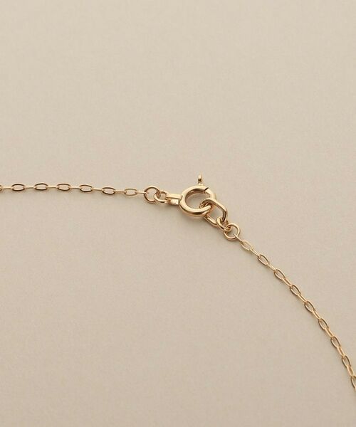 COCOSHNIK / ココシュニック ネックレス・ペンダント・チョーカー | K10ダイヤモンド 中空コインモチーフ ネックレス小 | 詳細3