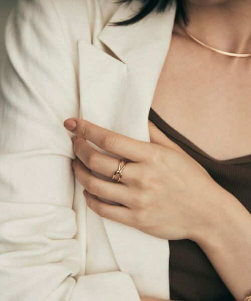 COCOSHNIK / ココシュニック リング | K10デュアルノット リング | 詳細7