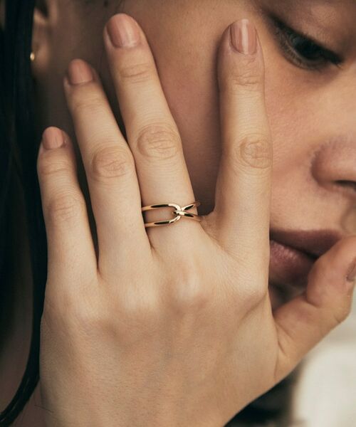 COCOSHNIK / ココシュニック リング | K10デュアルノット リング | 詳細8