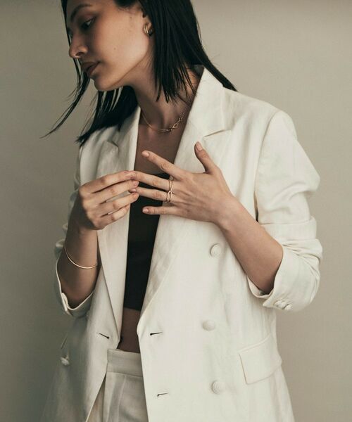 COCOSHNIK / ココシュニック リング | K10デュアルノットWフィンガー リング | 詳細6