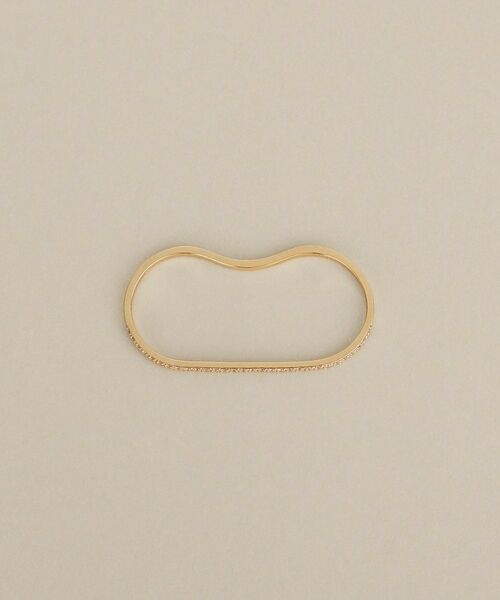 COCOSHNIK / ココシュニック リング | K10ダイヤモンド ダブルフィンガー リング | 詳細3