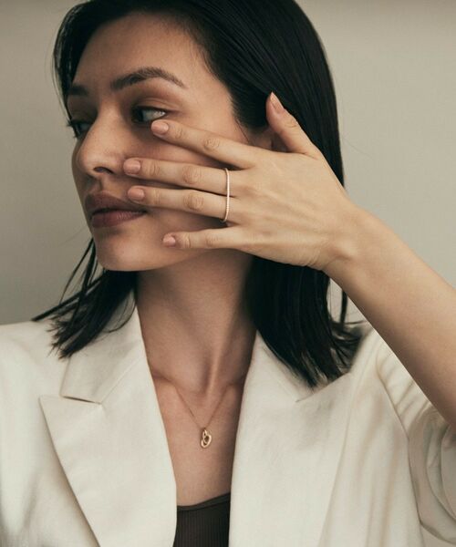 COCOSHNIK / ココシュニック リング | K10ダイヤモンド ダブルフィンガー リング | 詳細5