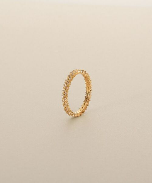 COCOSHNIK / ココシュニック リング | K18ダイヤモンド 爪留め2段 リング | 詳細4