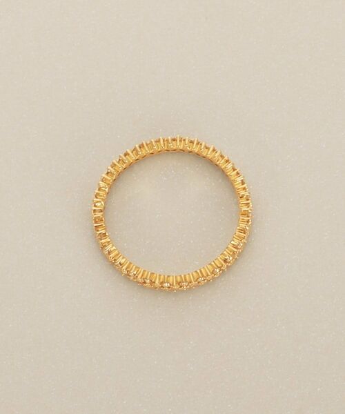 COCOSHNIK / ココシュニック リング | K18ダイヤモンド 爪留め2段 リング | 詳細5