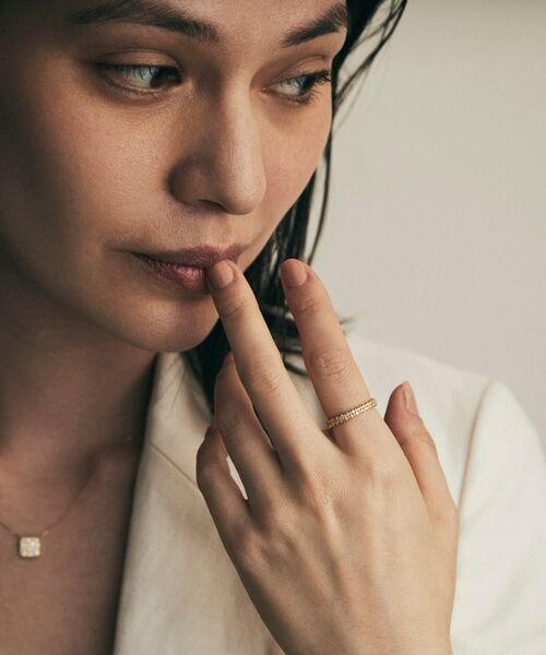 COCOSHNIK / ココシュニック リング | K18ダイヤモンド 爪留め2段 リング | 詳細8