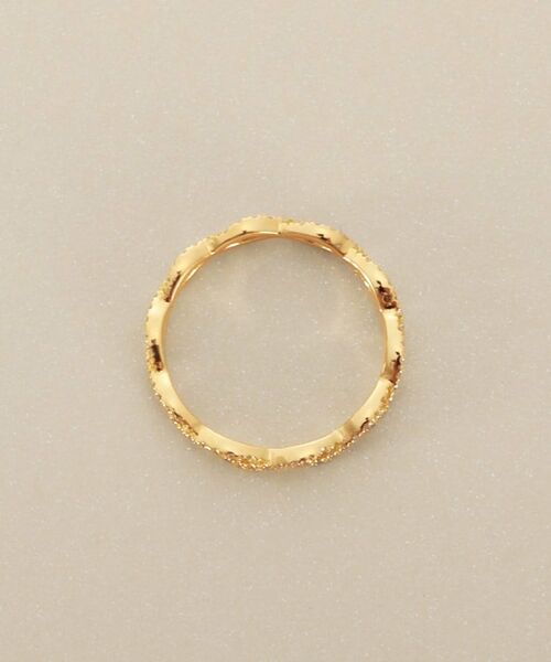 COCOSHNIK / ココシュニック リング | K18ダイヤモンド ツイスト透かし リング | 詳細5