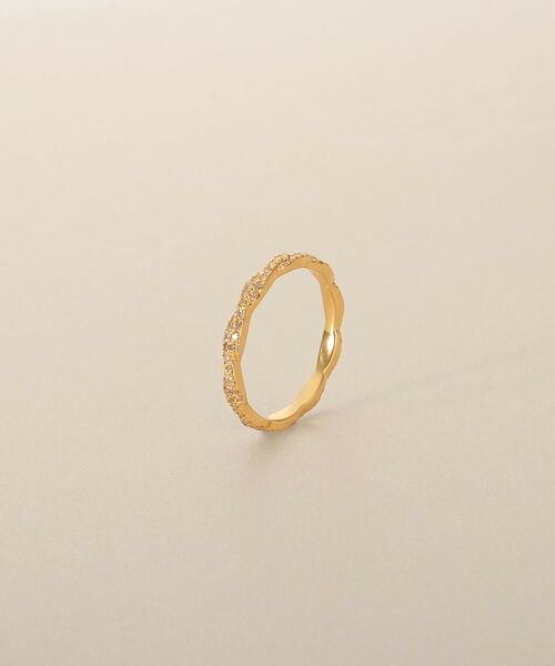 COCOSHNIK / ココシュニック リング | K18ダイヤモンド ツイスト リング | 詳細4