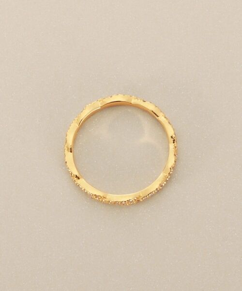 COCOSHNIK / ココシュニック リング | K18ダイヤモンド ツイスト リング | 詳細5