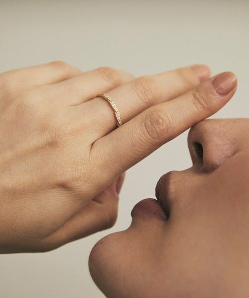 COCOSHNIK / ココシュニック リング | K18ダイヤモンド ツイスト リング | 詳細9