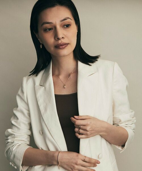 COCOSHNIK / ココシュニック ピアス・イヤリング | K10ミックスチェーン フックピアス | 詳細5