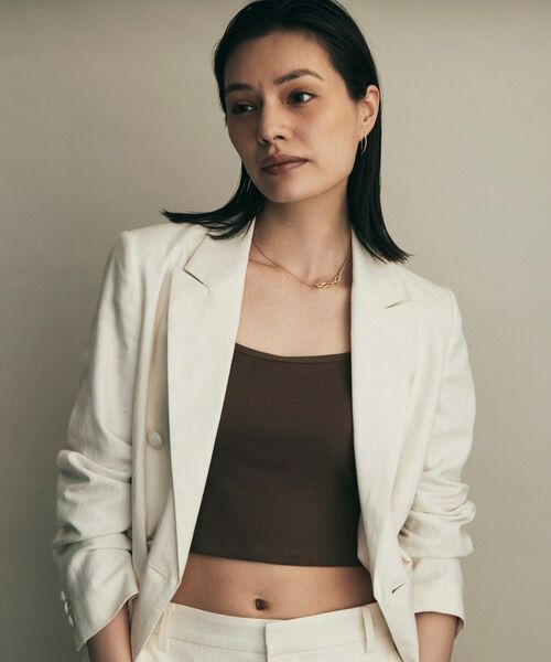 COCOSHNIK / ココシュニック ピアス・イヤリング | K10中空アーチフリンジ ピアス小 | 詳細5