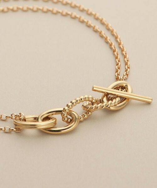 COCOSHNIK / ココシュニック ブレスレット・バングル | K10ミックスチェーンマンテル ブレスレット | 詳細2