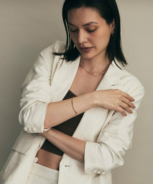 COCOSHNIK / ココシュニック ブレスレット・バングル | K10中空チューブバングル ブレスレット | 詳細6