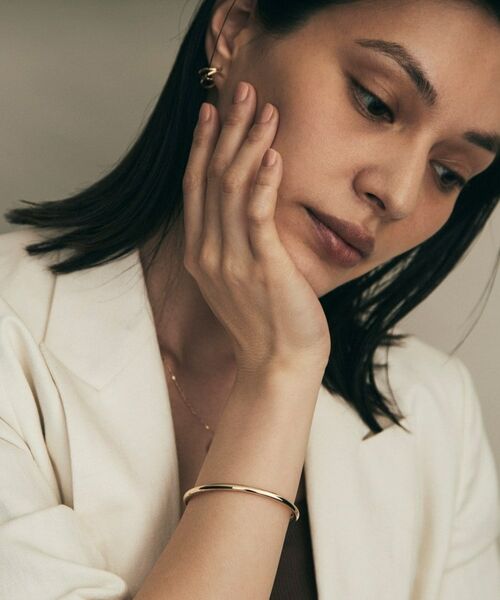 COCOSHNIK / ココシュニック ブレスレット・バングル | K10中空チューブバングル | 詳細7