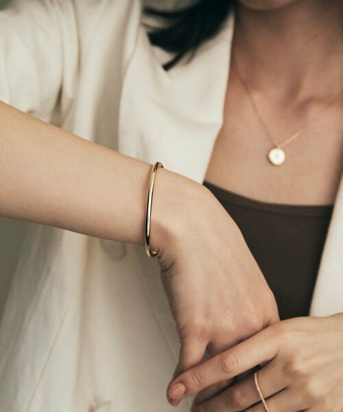 COCOSHNIK / ココシュニック ブレスレット・バングル | K10中空チューブバングル | 詳細8