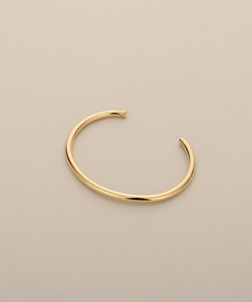 COCOSHNIK / ココシュニック ブレスレット・バングル | K10中空チューブバングル（イエローゴールド(100)）