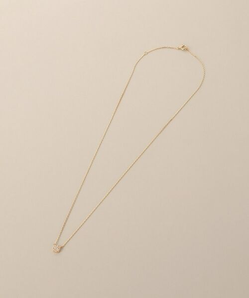 COCOSHNIK / ココシュニック ネックレス・ペンダント・チョーカー | K10ダイヤモンド ランダムパヴェクッション ネックレス | 詳細5