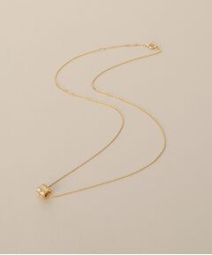COCOSHNIK / ココシュニック ネックレス・ペンダント・チョーカー | K18ダイヤモンド 彫り留めグリットビーズ ネックレス