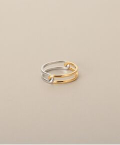 COCOSHNIK / ココシュニック リング | K10ノット リング（YG×WG）