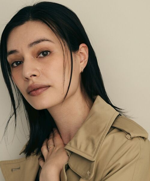 COCOSHNIK / ココシュニック ピアス・イヤリング | K10平甲 中折れピアス（YG×WG） | 詳細6