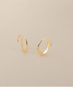 COCOSHNIK / ココシュニック ピアス・イヤリング | K10ひねり フープピアス