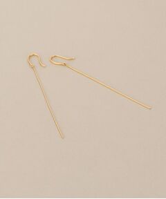 COCOSHNIK / ココシュニック ピアス・イヤリング | K10コンパクトチェーン フックピアス