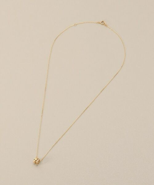 COCOSHNIK / ココシュニック ネックレス・ペンダント・チョーカー | K10ダイヤモンド ダブルビーズチャーム ネックレス | 詳細5