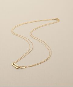 COCOSHNIK / ココシュニック ネックレス・ペンダント・チョーカー | K10中空プリムカットアズキループ ネックレス