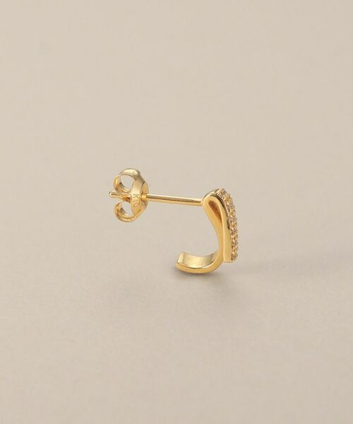 COCOSHNIK / ココシュニック ピアス・イヤリング | K10ダイヤモンド フォールディング スタッドピアス | 詳細3