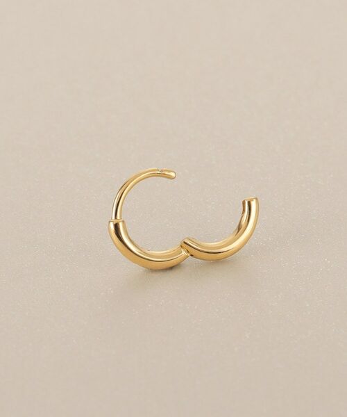 COCOSHNIK / ココシュニック ピアス・イヤリング | K18丸線 中折れピアス | 詳細3