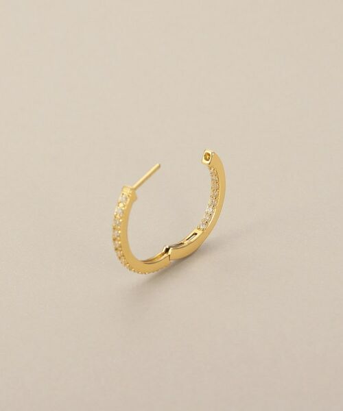 COCOSHNIK / ココシュニック ピアス・イヤリング | K18ダイヤモンド インサイドダイヤ ワンタッチピアス | 詳細3