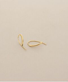COCOSHNIK / ココシュニック ピアス・イヤリング | K18中空マーキス フックピアス