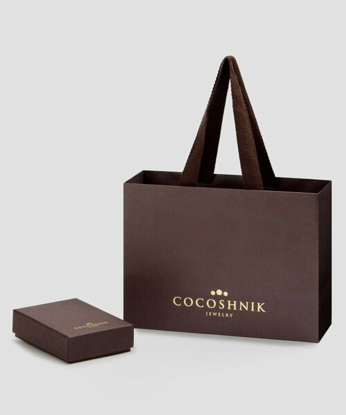 COCOSHNIK / ココシュニック ネックレス・ペンダント・チョーカー | K10ダイヤモンド ループチャーム ネックレス | 詳細7