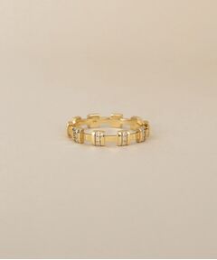 COCOSHNIK / ココシュニック リング | K10ダイヤモンド ブロック リング