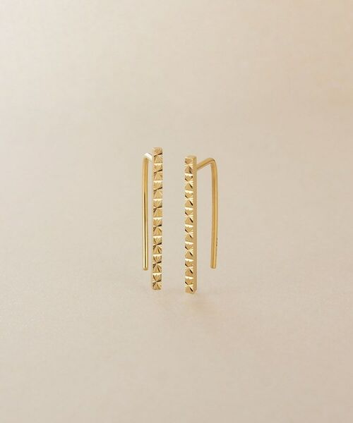 COCOSHNIK / ココシュニック ピアス・イヤリング | K10極光 フックピアス | 詳細2