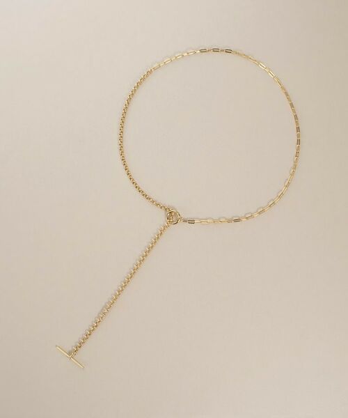 COCOSHNIK / ココシュニック ネックレス・ペンダント・チョーカー | K18中空MIXチェーンマンテル ネックレス | 詳細5